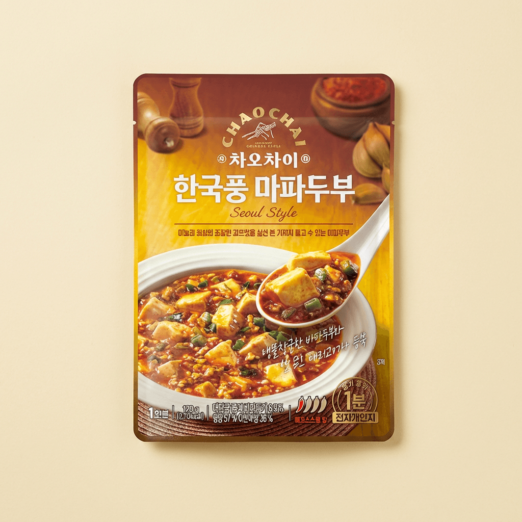 샘표 차오차이 전자레인지용, 짜장 5종 + 마파두부 3종, 1세트 핫딜